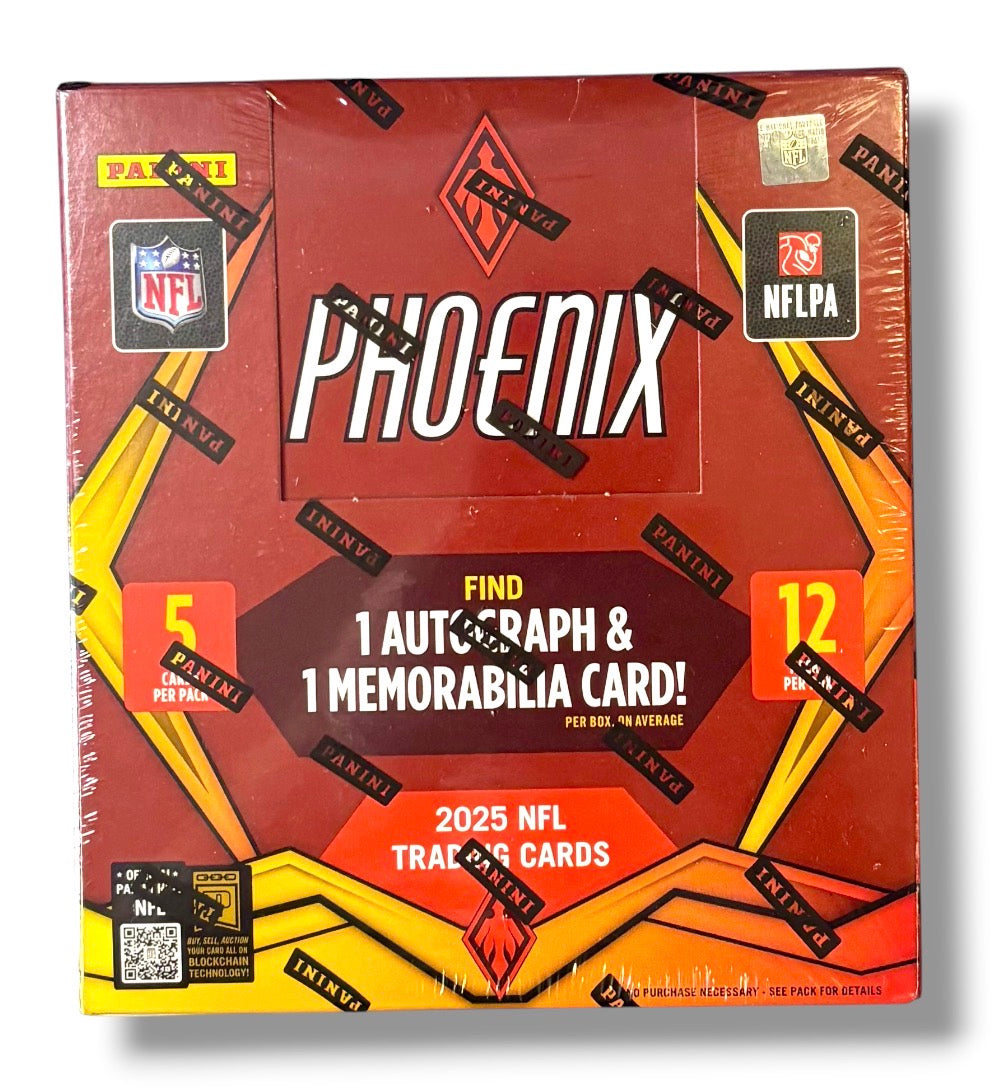 2025 Panini Phoenix NFL Football Hobby Box - 1 Auto or Mem. Card Per Box on Avg!