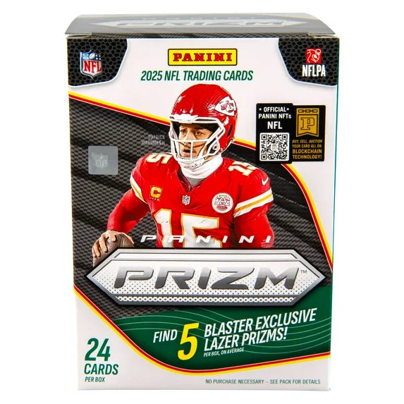 2025 Prizm Football Blaster Box - 5 Blaster exclusive Laser Prizms!