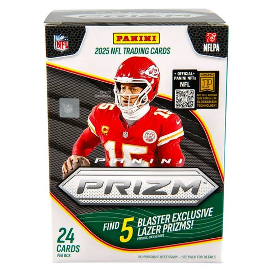 2025 Prizm Football Blaster Box - 5 Blaster exclusive Laser Prizms!