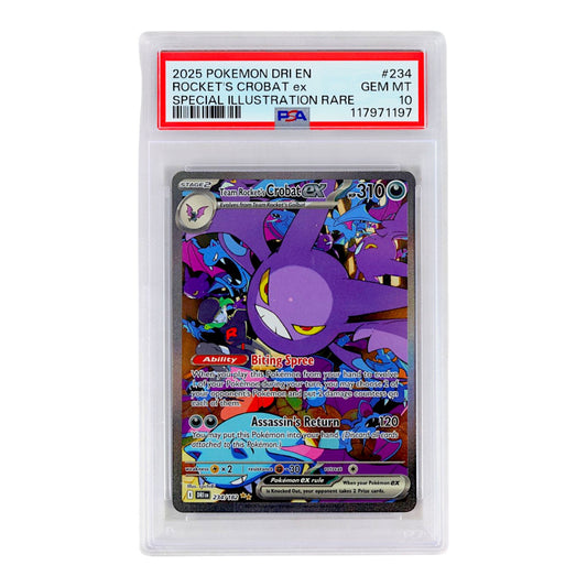 2025 Rocket's Crobat EX #234 PSA 10