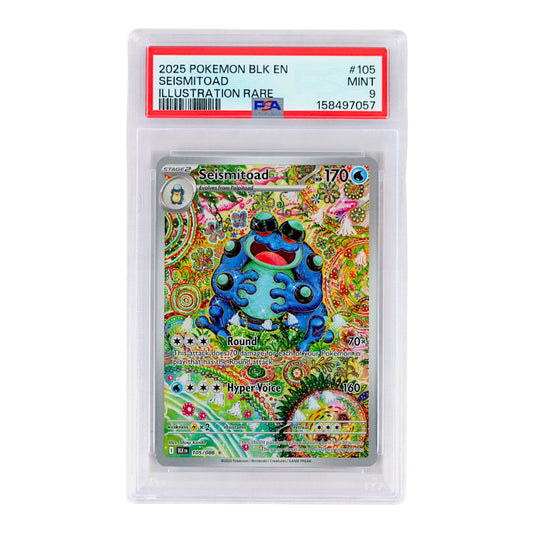 2025 Seismitoad #105 PSA 9