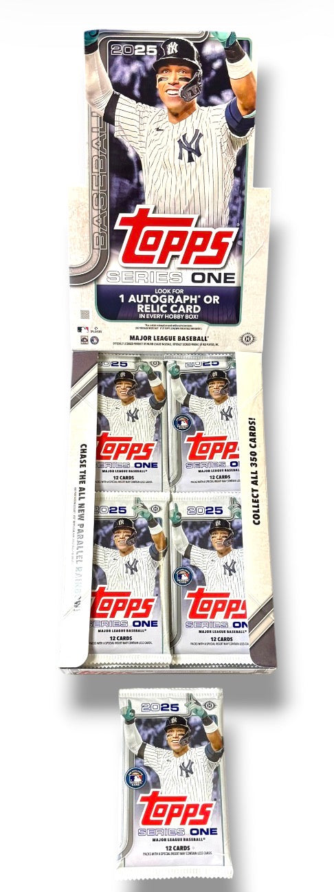 2025 Topps Baseball Series One Hobby Box - Single Pack Purchase