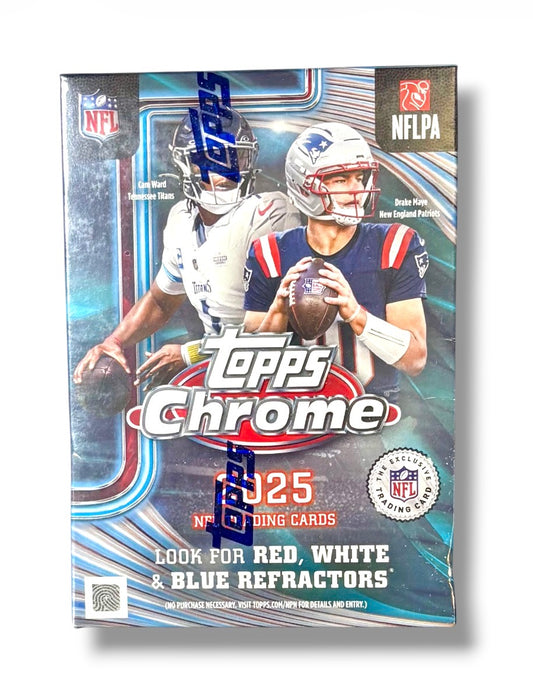 2025 Topps Chrome Football Blaster Box