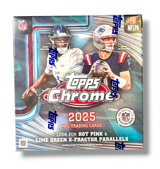 2025 Topps Chrome Football Mega Box