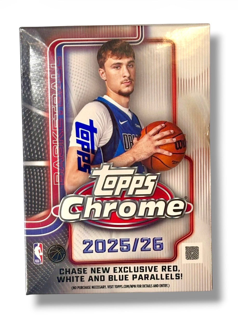 2025 Topps Chrome NBA Basketball Blaster Box