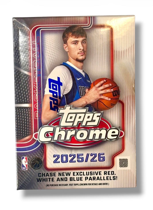 2025 Topps Chrome NBA Basketball Blaster Box