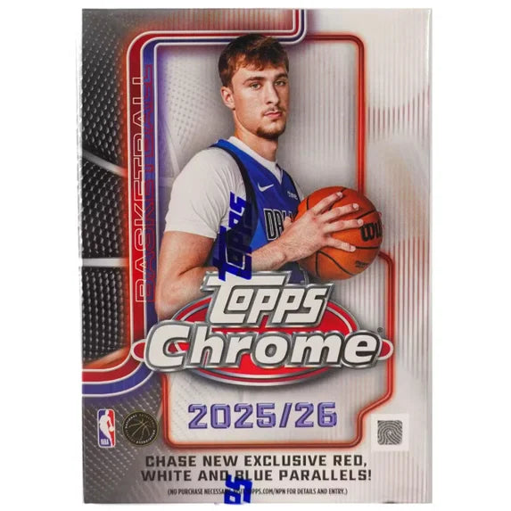 2025 Topps Chrome NBA Basketball Blaster Box