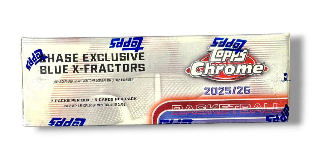 2025 Topps Chrome NBA Basketball Mega Box