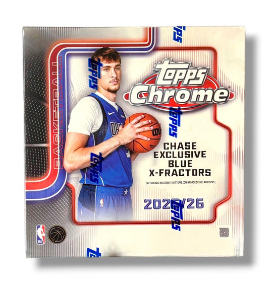 2025 Topps Chrome NBA Basketball Mega Box