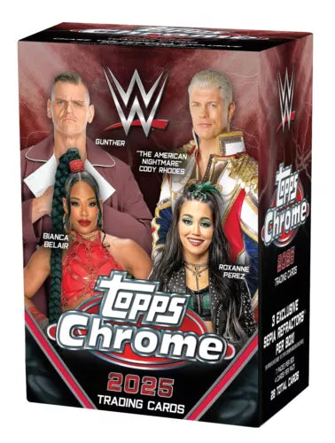 2025 Topps Chrome WWE Value Box Blaster Sealed