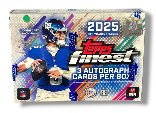 2025 Topps Finest NFL Breakers Delight Hobby Box - 3 Autos Per Box!
