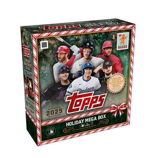 2025 Topps Holiday Mega Box - 6 Exclusive Glitter Parallels!