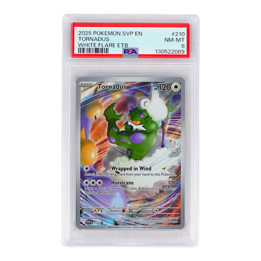 2025 Tornadus #210 PSA 8