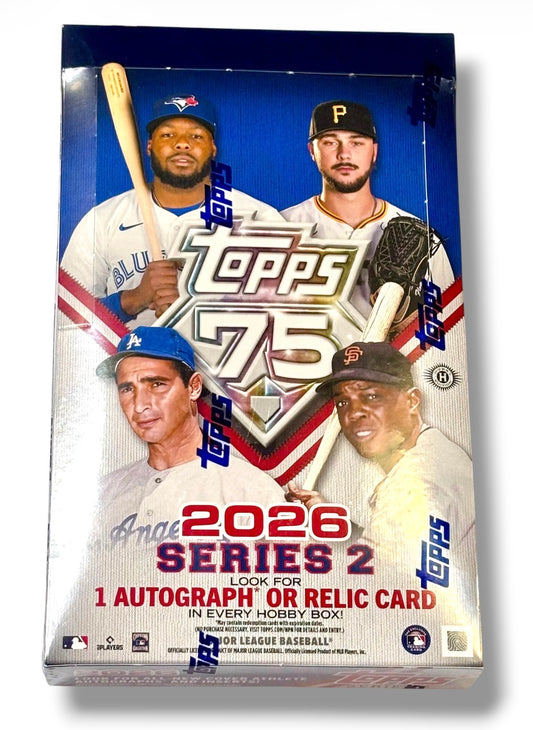 2026 Topps 75 MLB Baseball Series 2 Hobby Box