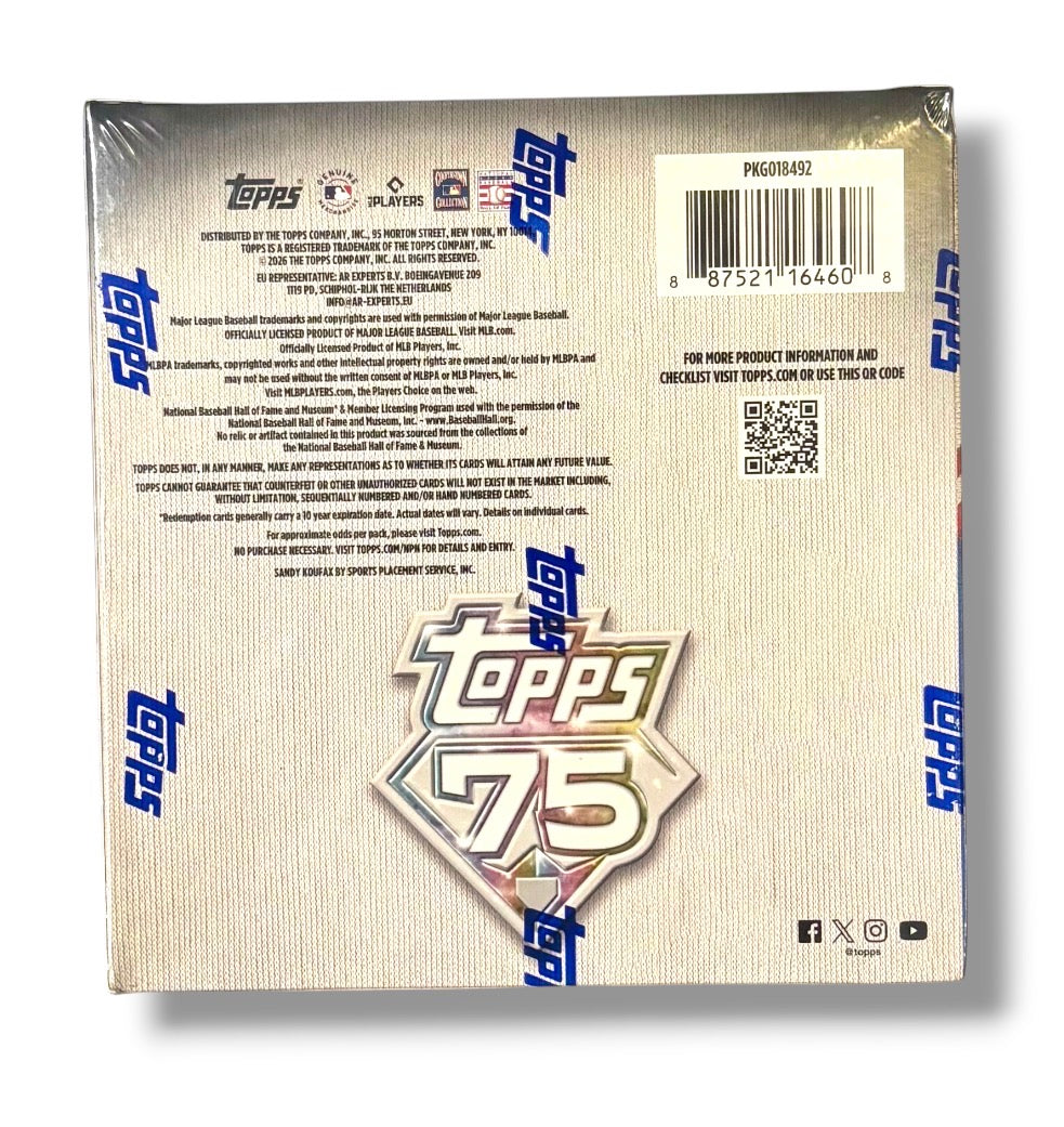 2026 Topps 75 MLB Baseball Series 2 Mega Box