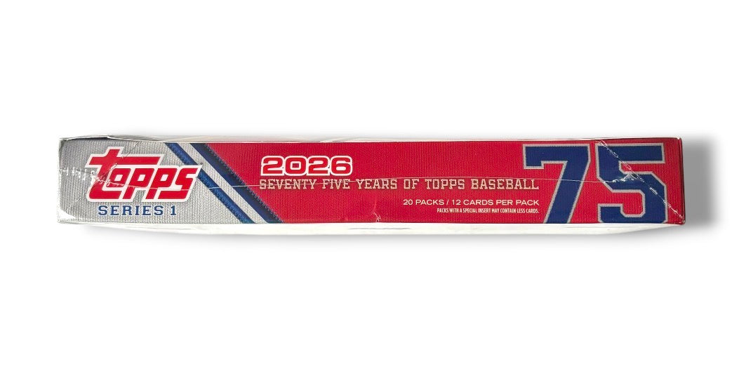 2026 Topps 75 Series 1 Baseball Hobby Box - 4 Mojo Cards, 1 Auto or Relic Per Box