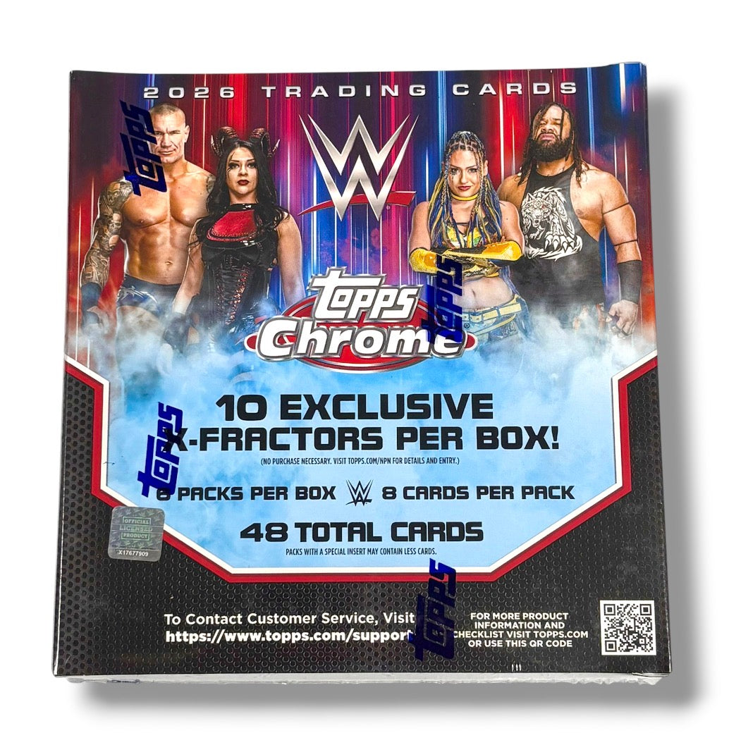 2026 Topps Chrome WWE Mega Box