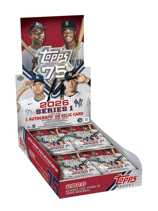 2026 Topps Series 1 Baseball Hobby Box - Single Pack Purchase