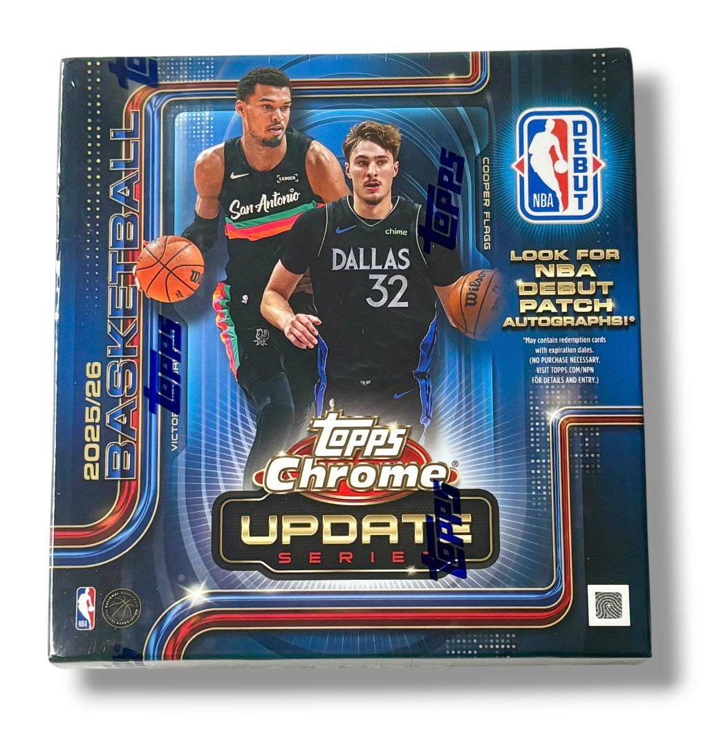 2025-26 Topps Chrome Update Basketball Mega Box