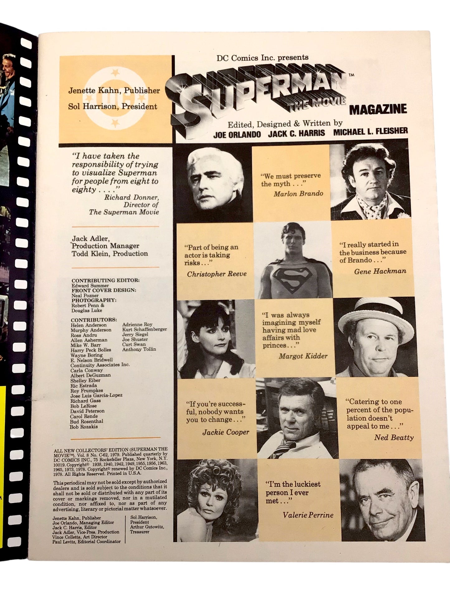 Superman: The Movie – DC All-New Collectors' Edition C-62 (1979) – Collector's Album - M/NM