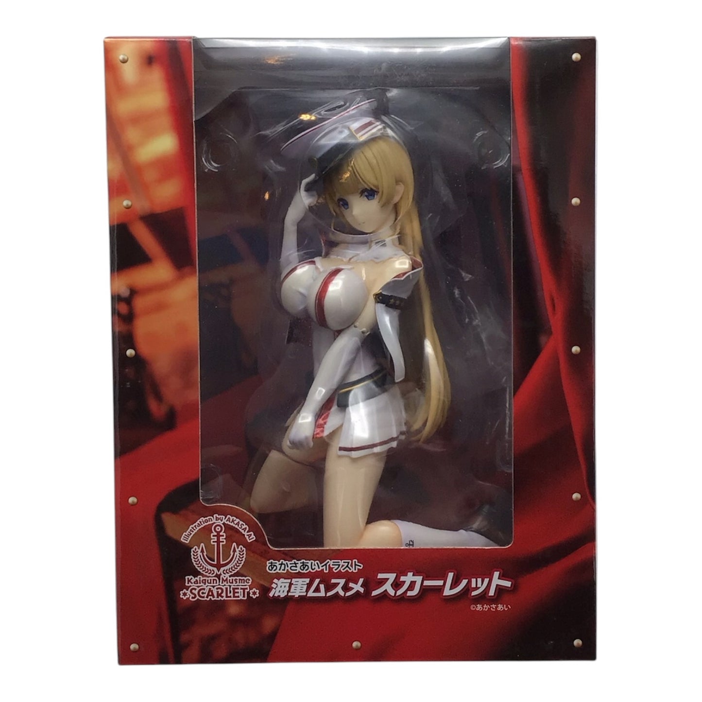 Union Creative - Ai Akasa Illustration Kaigun Musume Scarlet Figure