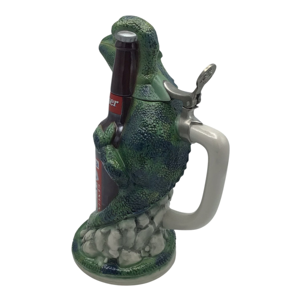 Budweiser Louie the Lizard Character Stein