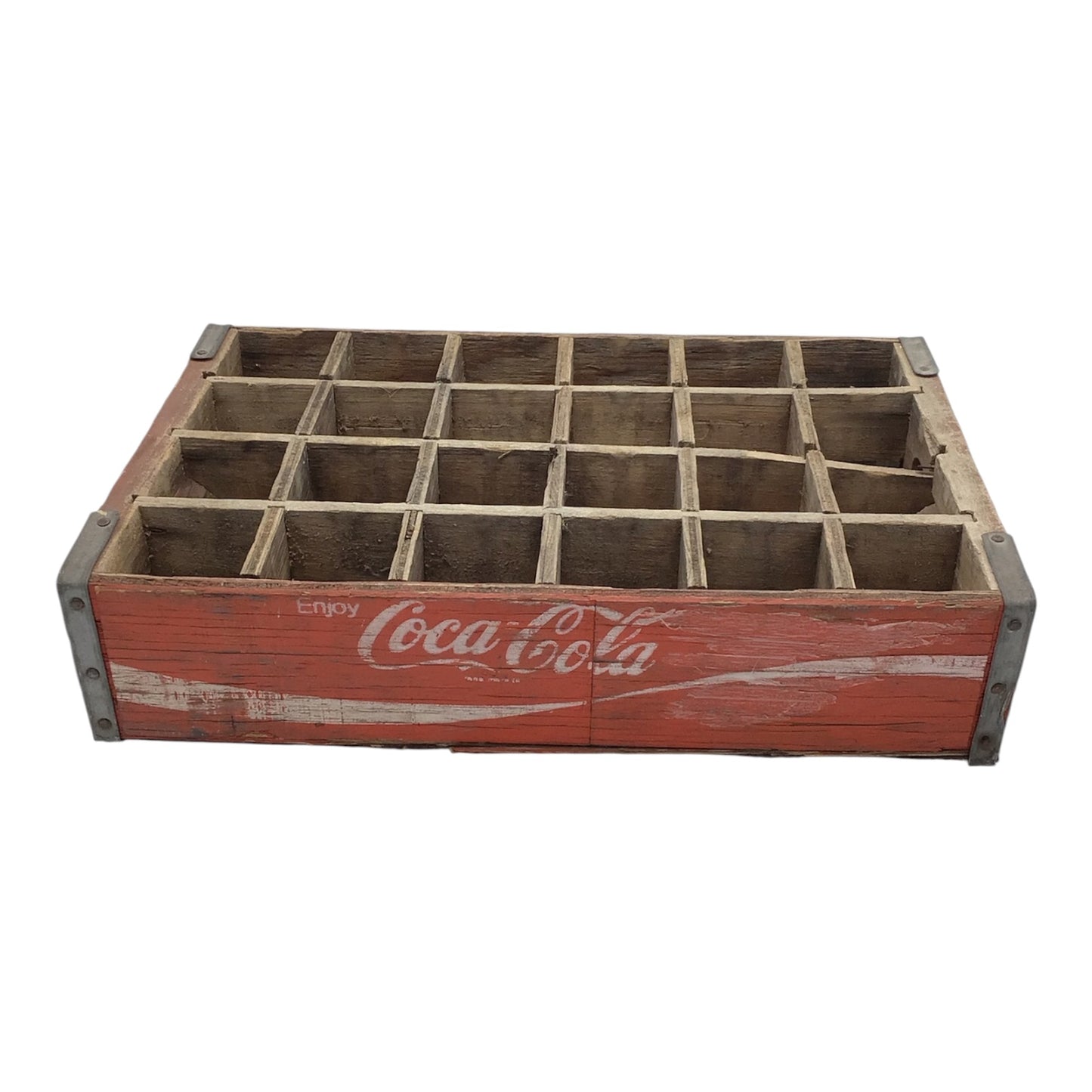Vintage Coca-Cola Wooden 24 Bottle Delivery Crate
