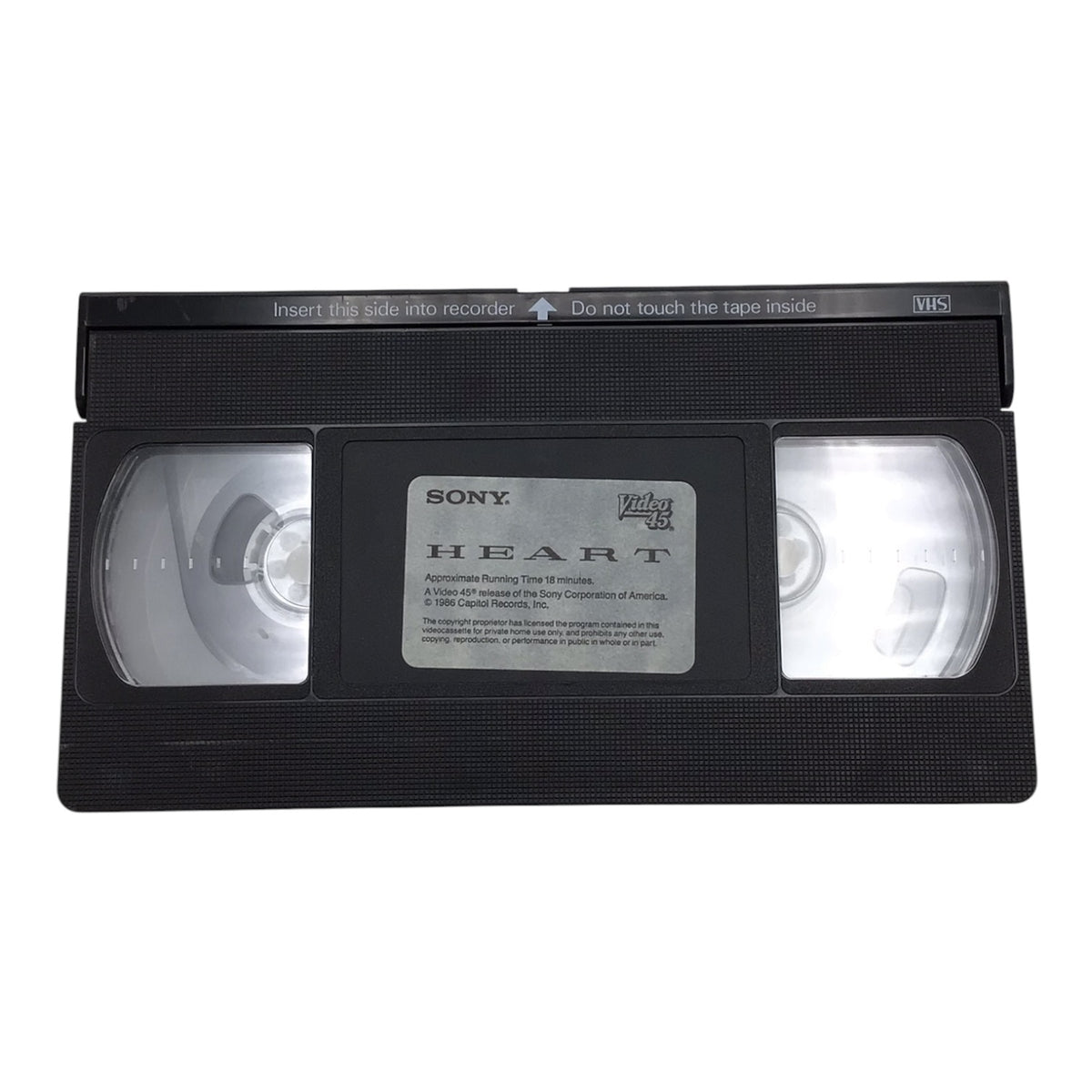 Heart Music Videos VHS Tape