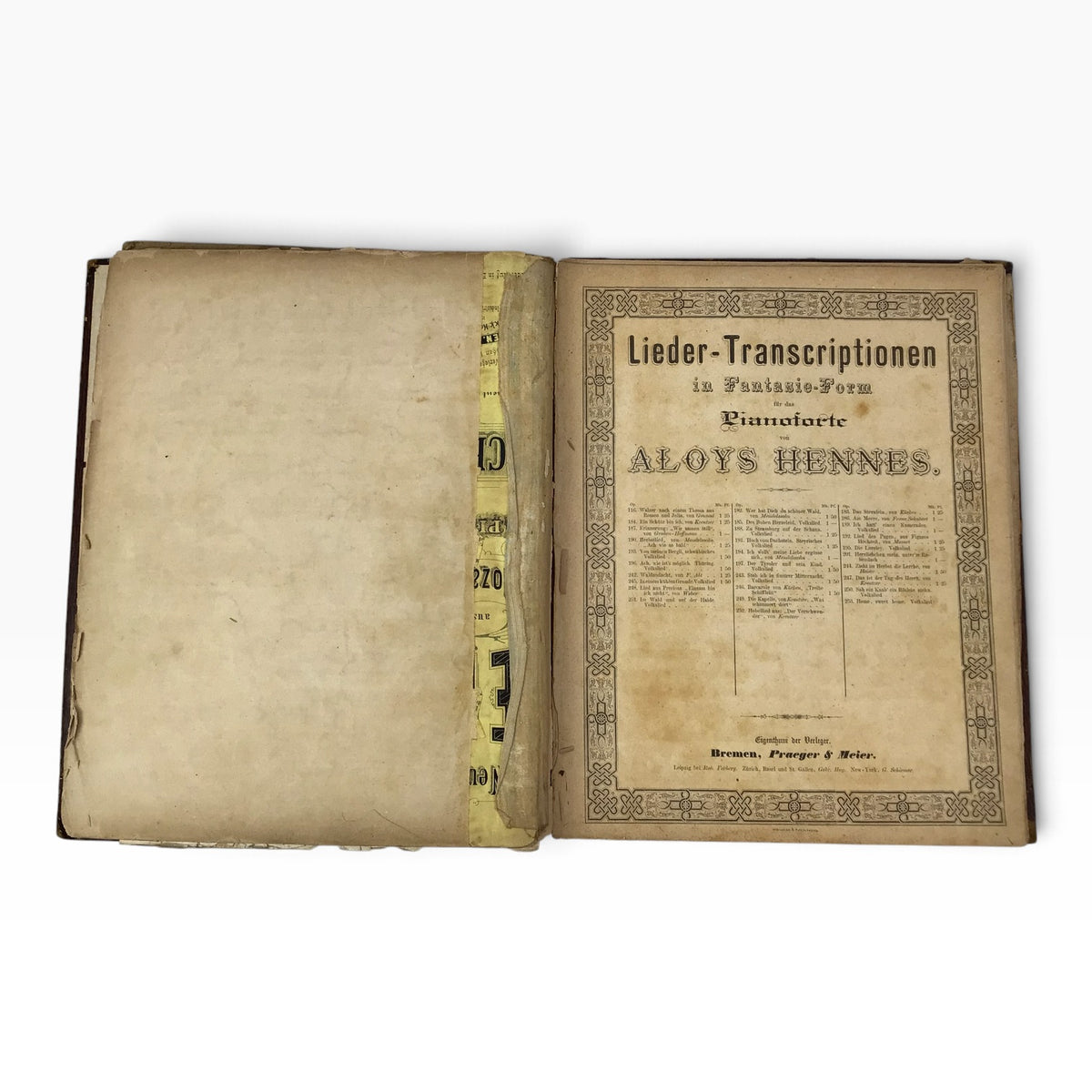 Antique 1800s Sheet Music "Scrapbook" – European Piano Music, Salon Pieces & Operatic Transcriptions