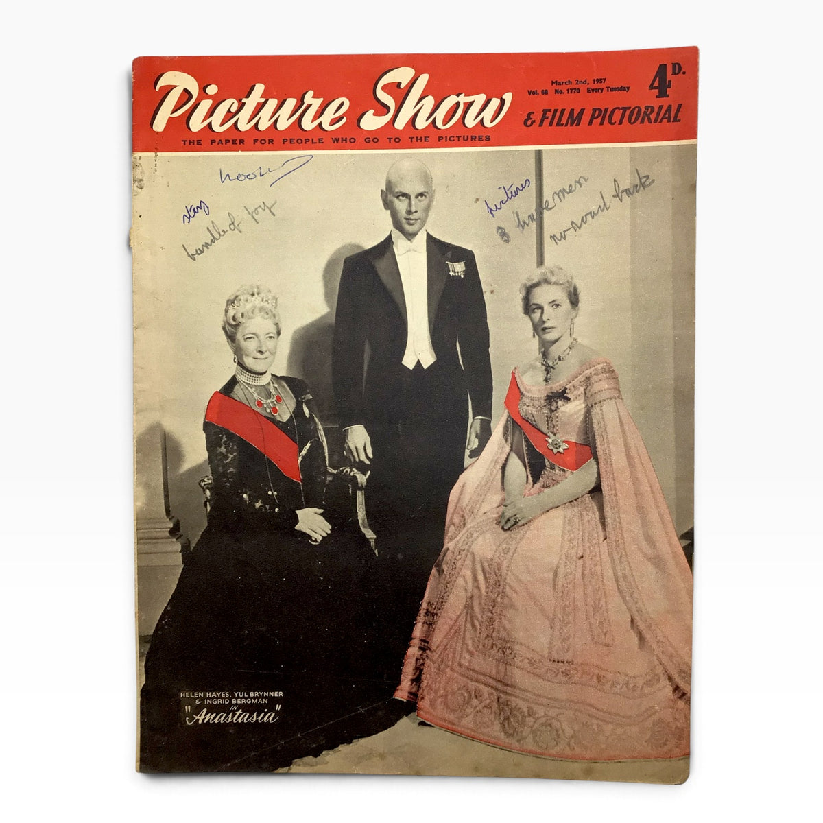 Vintage 1957 Picture Show & Film Pictorial British Film Magazine Set - 31 Issues