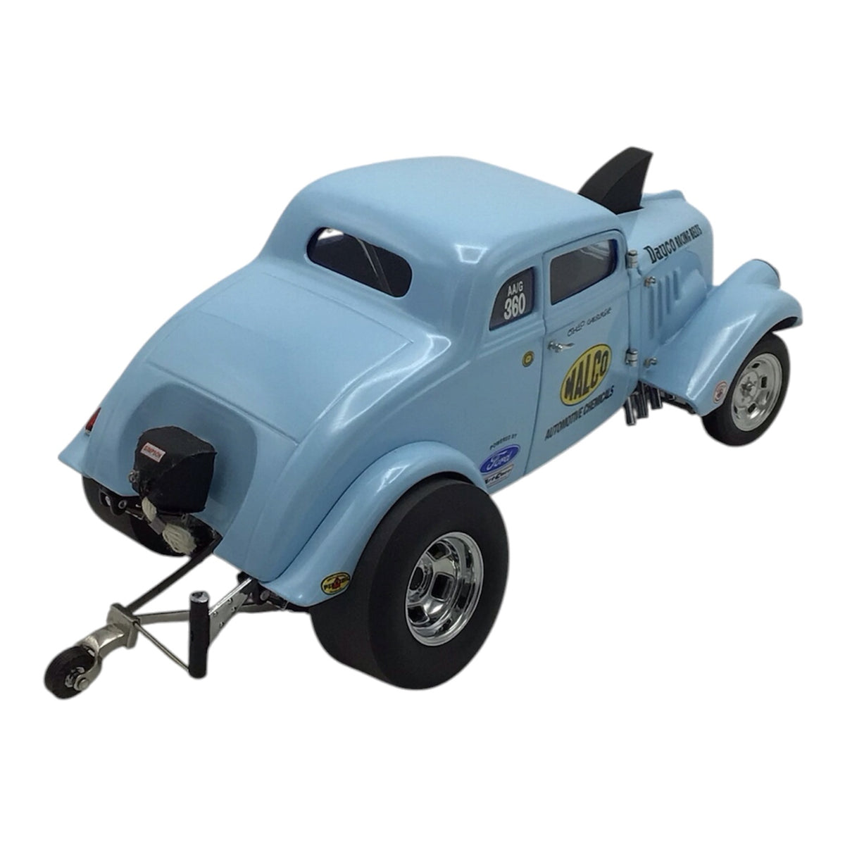 1:18 Scale 1933 Willys Gasser Malco Auto Chemicals Diecast Model