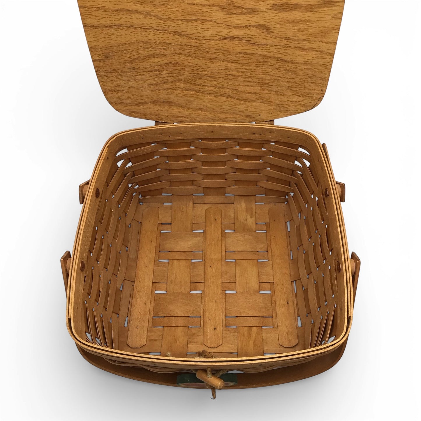 Longaberger Cake Basket with Insert, Protector, and Tie-On