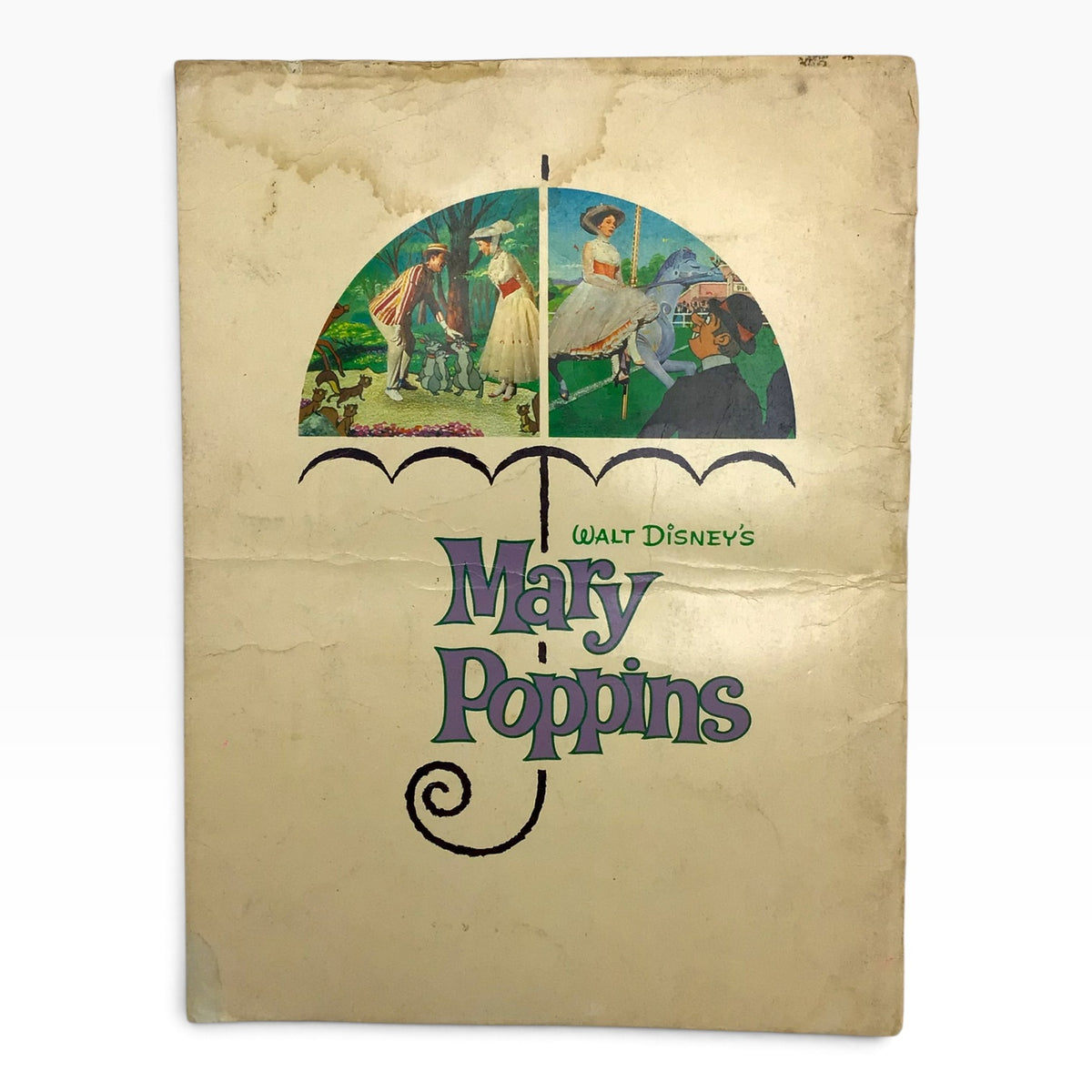 Walt Disney's Mary Poppins 1964 Vintage Softcover Book – Golden Press