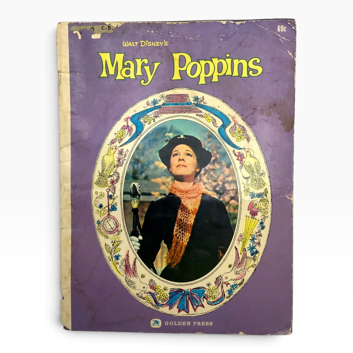 Walt Disney's Mary Poppins 1964 Vintage Softcover Book – Golden Press
