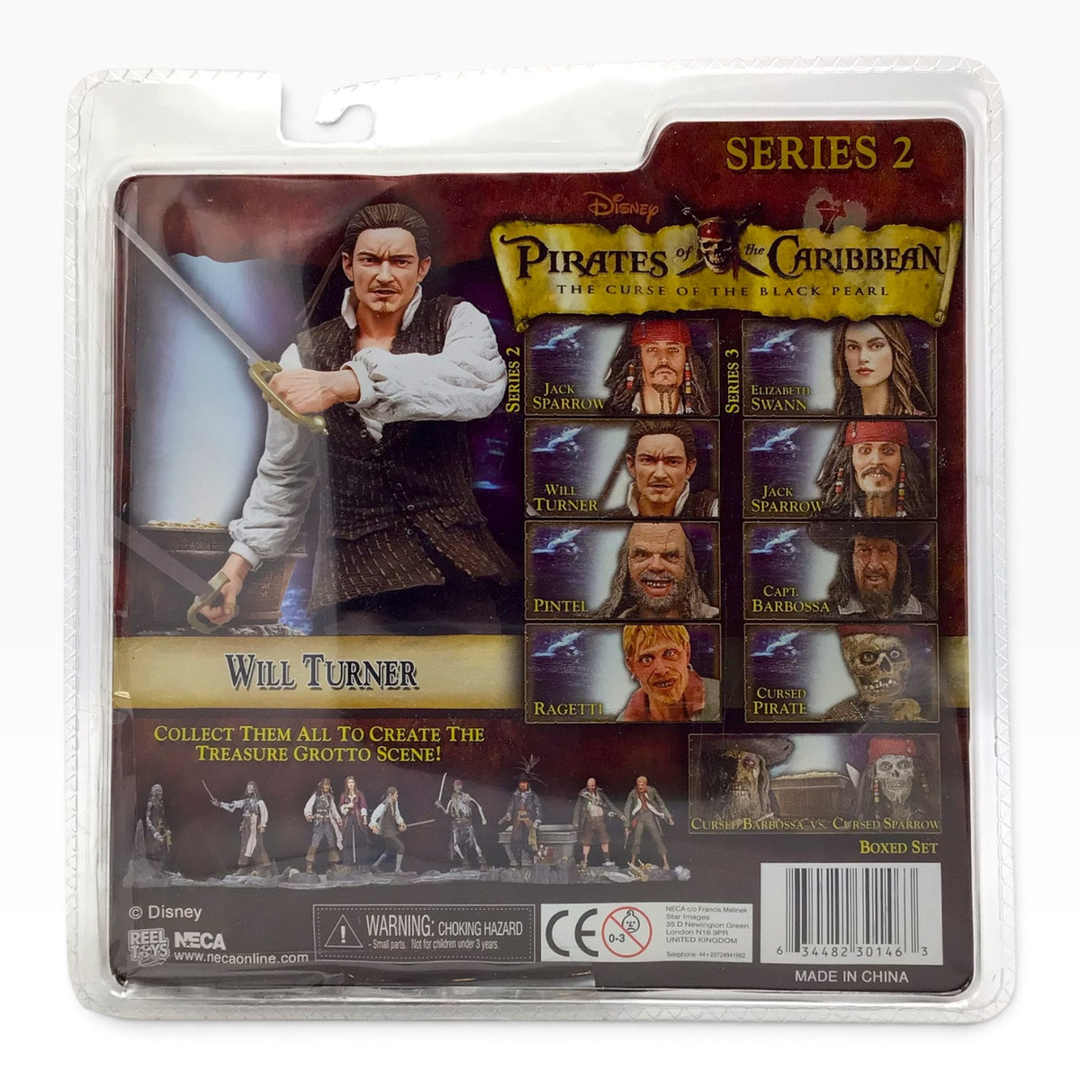 Pirates of the Caribbean: The Curse of the Black Pearl Will Turner Series 2 Action Figure – NECA