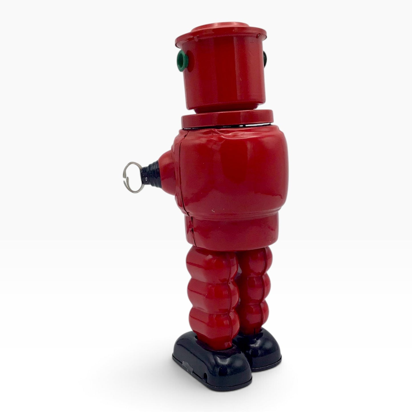 Ha Ha Toy Red Mechanical Roby Robot MS-640 – Vintage Tin Wind-Up Robot – Retro Space Toy