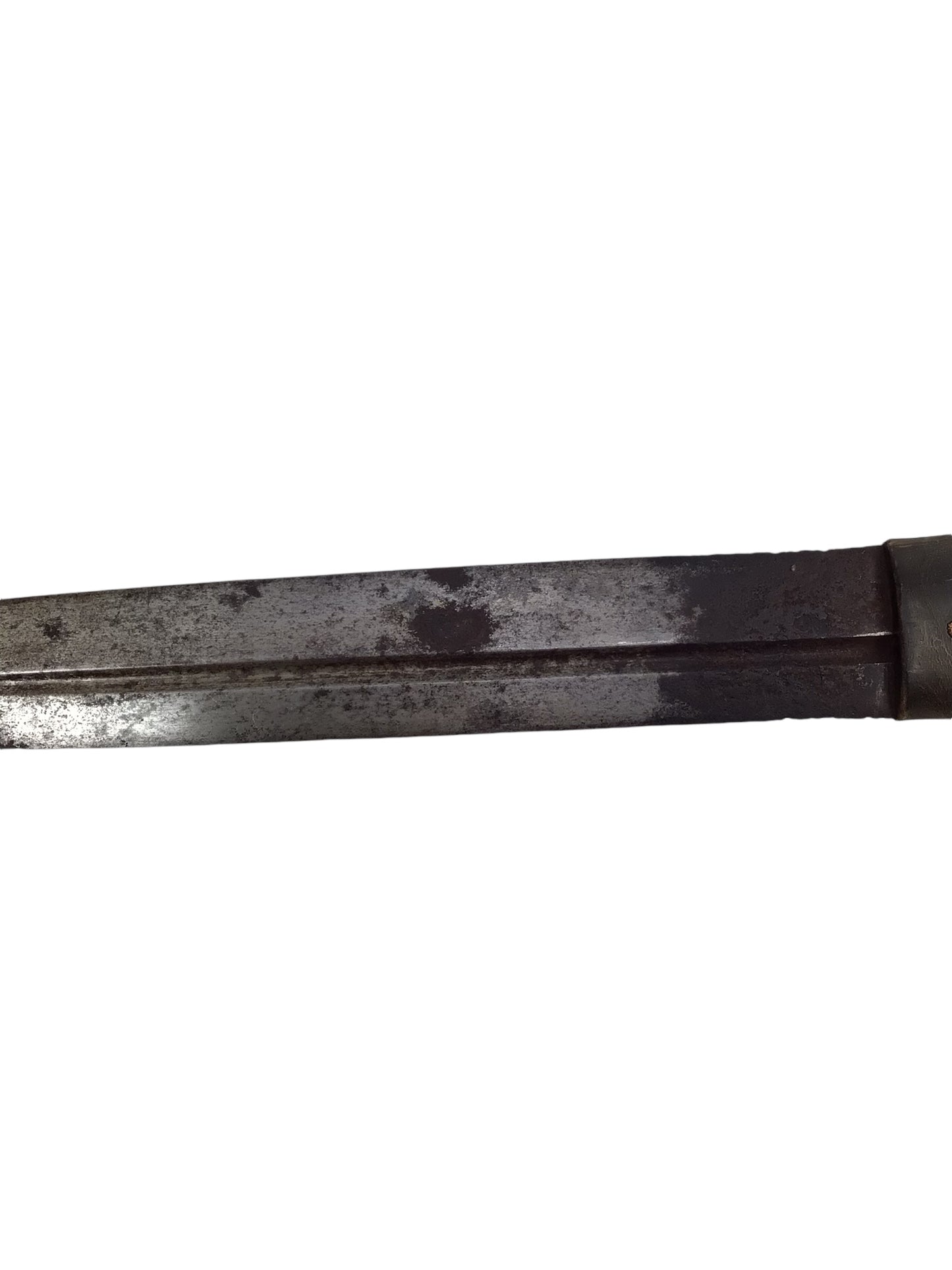 Turkish Kama Dagger beautiful Niello Silver Blade Inlays Bone Hilt est. 18th Century