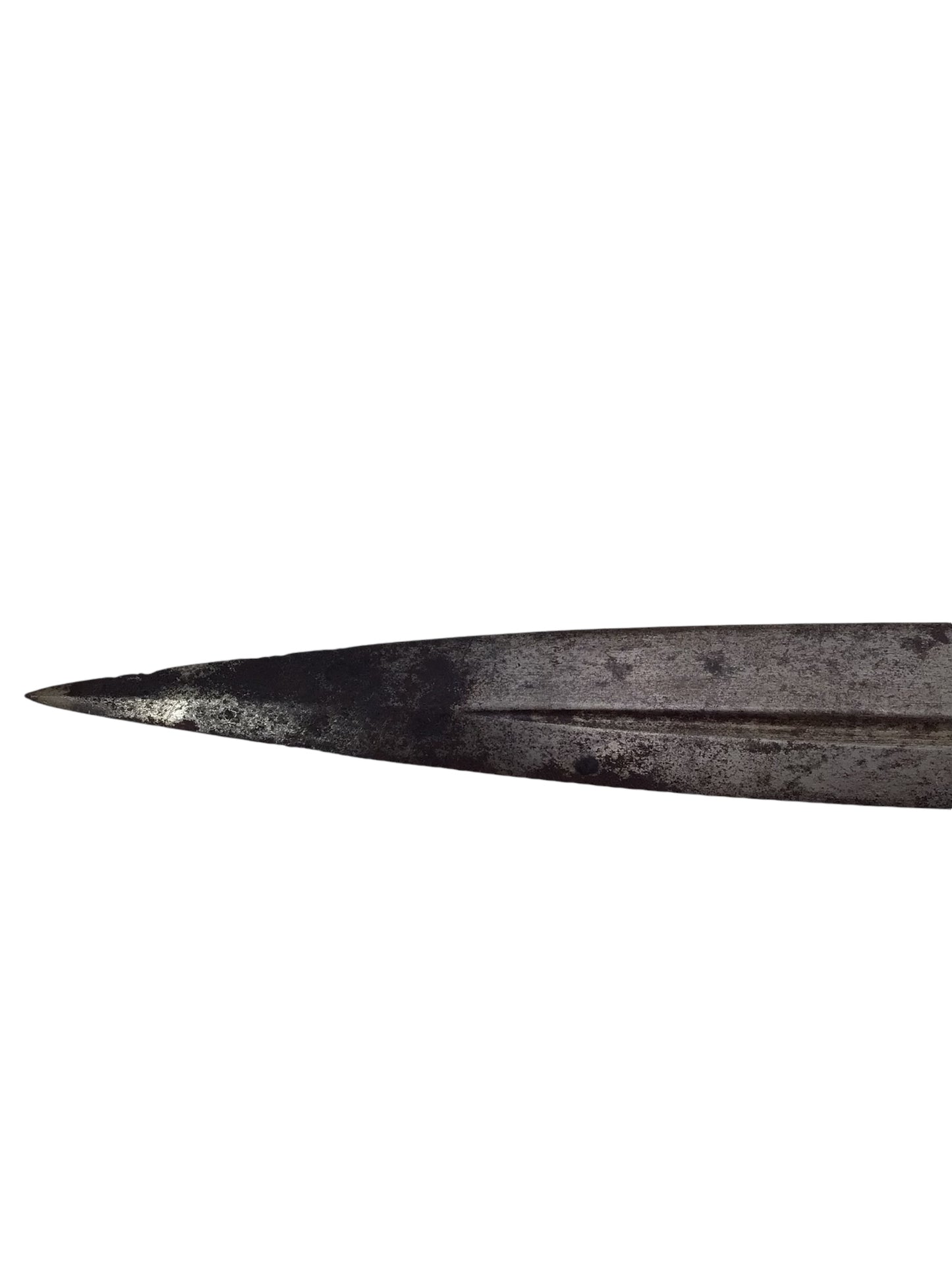 Turkish Kama Dagger beautiful Niello Silver Blade Inlays Bone Hilt est. 18th Century