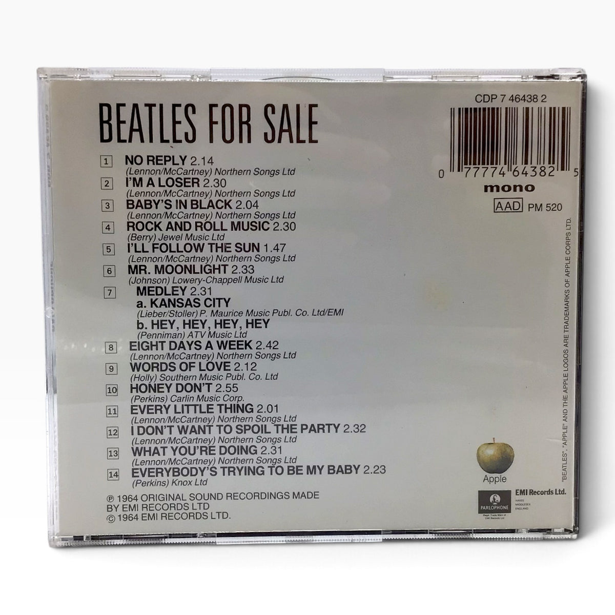 The Beatles 1988 Collection 15-CD Albums Roll Top Black Box Set "Breadbin" - EMI