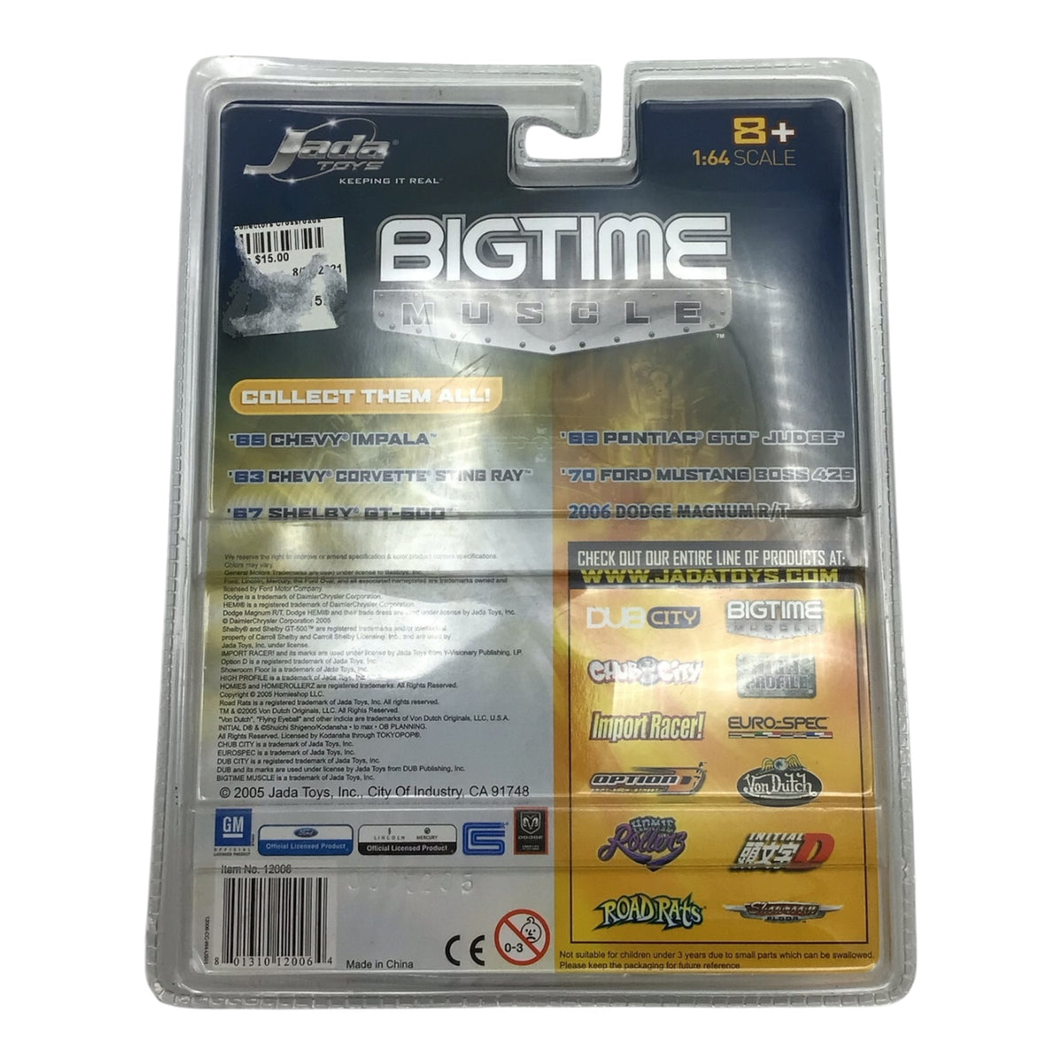Jada Toys Dub City Big Time Muscle - 2006 Dodge Magnum R/T