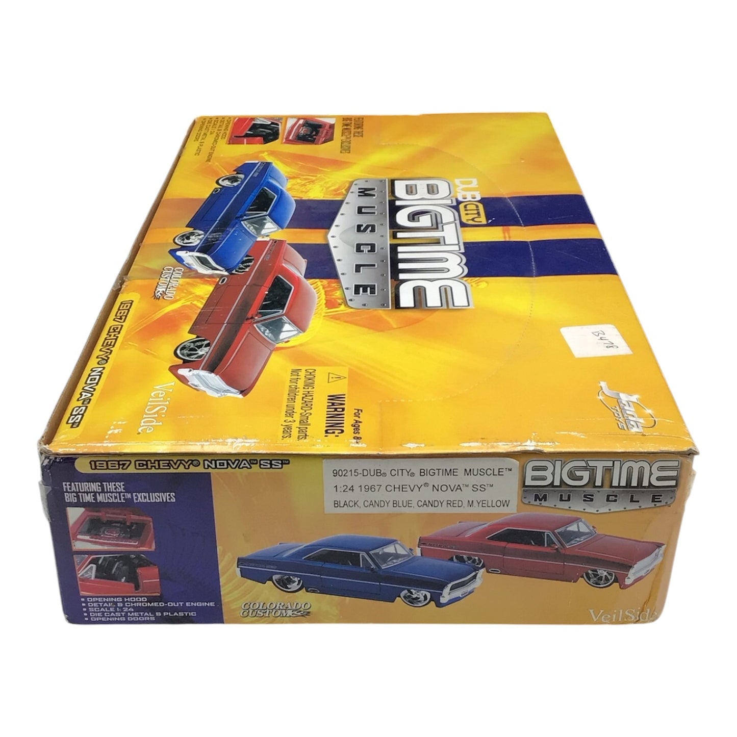 Dub City Big Time Muscle 1967 Chevy Nova SS 1:24 Scale 4 Car Set