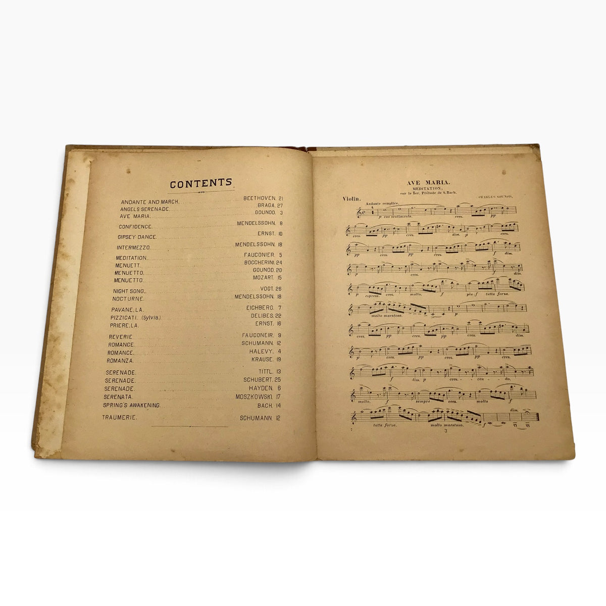 Antique Classic Duos for Violin and Piano Vol. 1 – Harms & Co. 1887 – Romantic Classical Music