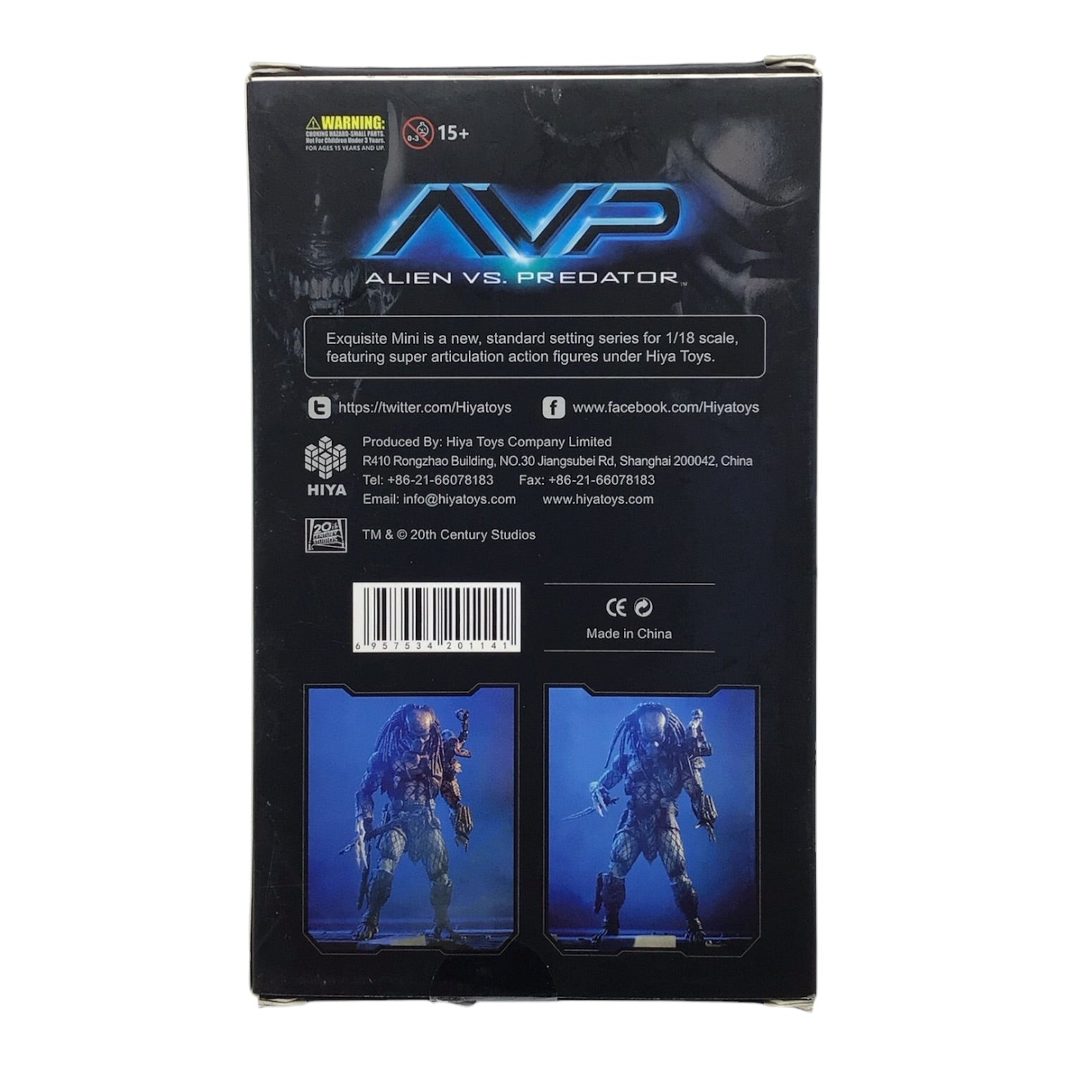 Alien Vs. Predator Warrior Predator Exquisite Mini 1/18 Scale - Hiya Toys