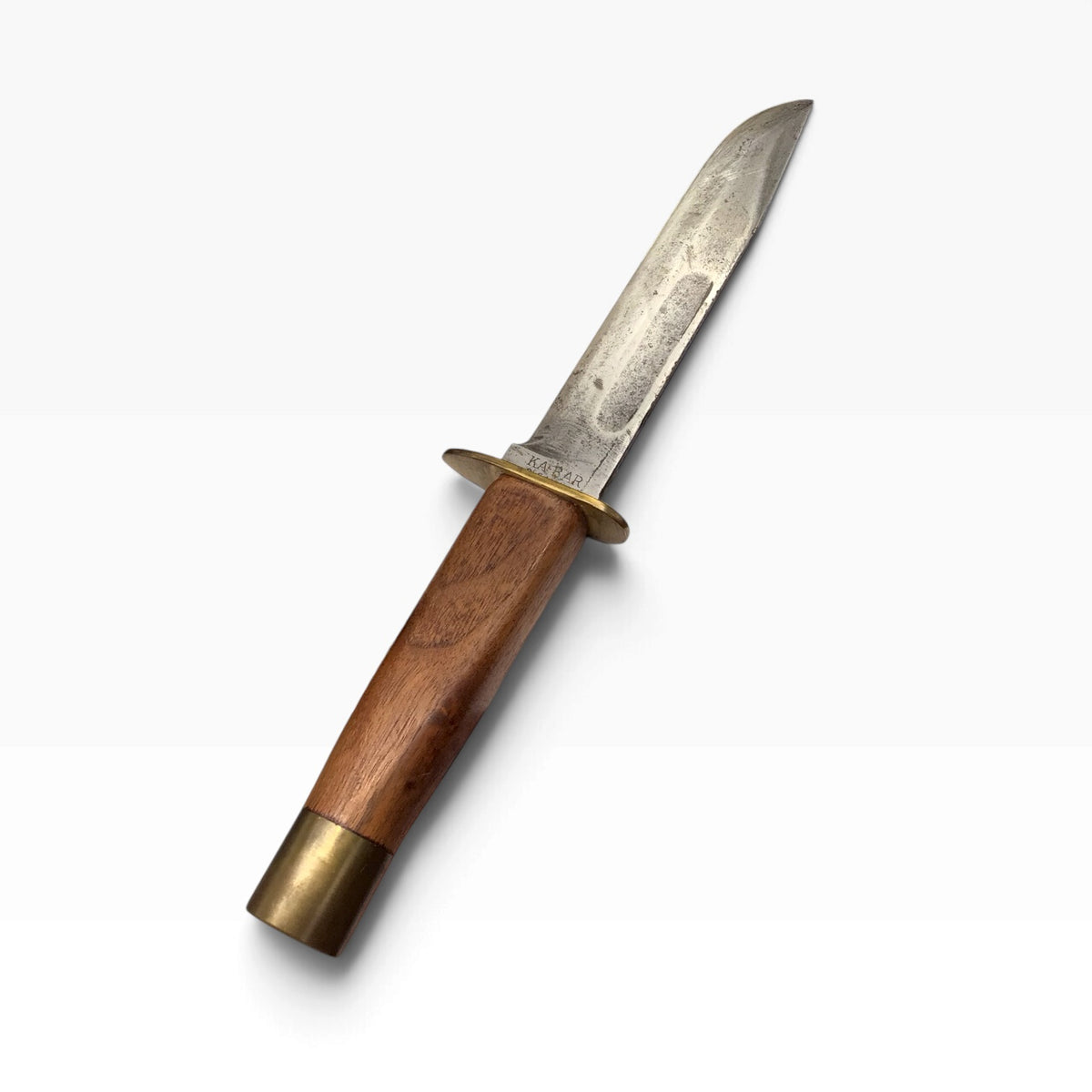 KA-BAR Olean N.Y. U.S. Military Vintage Fixed Blade Knife with Leather Sheath