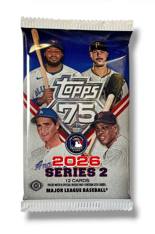 2026 Topps 75 MLB Baseball Series 2 Hobby Box - Single Pack Purchase