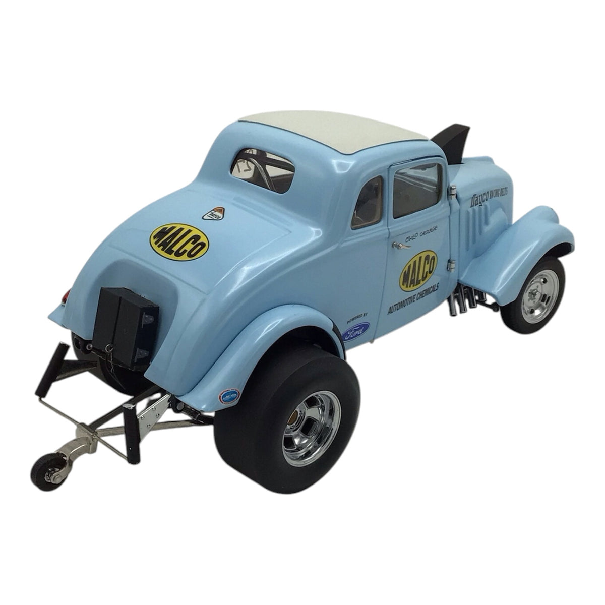 1:18 Scale 1933 Willys Gasser Malco Auto Chemicals Diecast Model