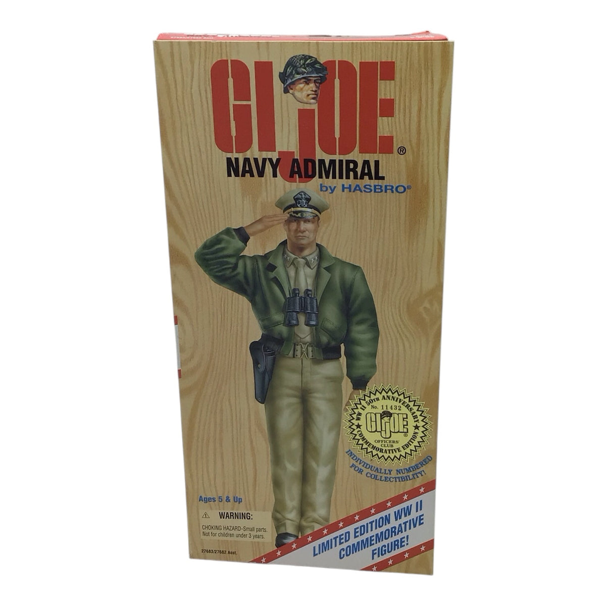 GI Joe Navy Admiral Limited Edition WWII Commemorative Figure - Hasbro (1996)
