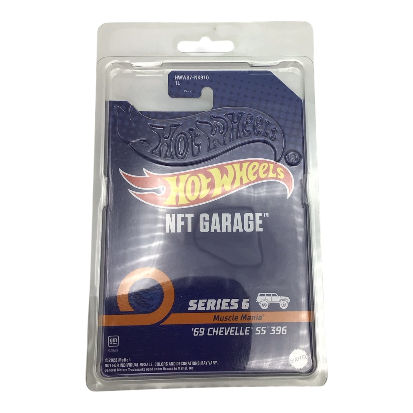 Hot Wheels 69 Chevelle SS 396 - NFT Garage Series 6 Muscle Mania