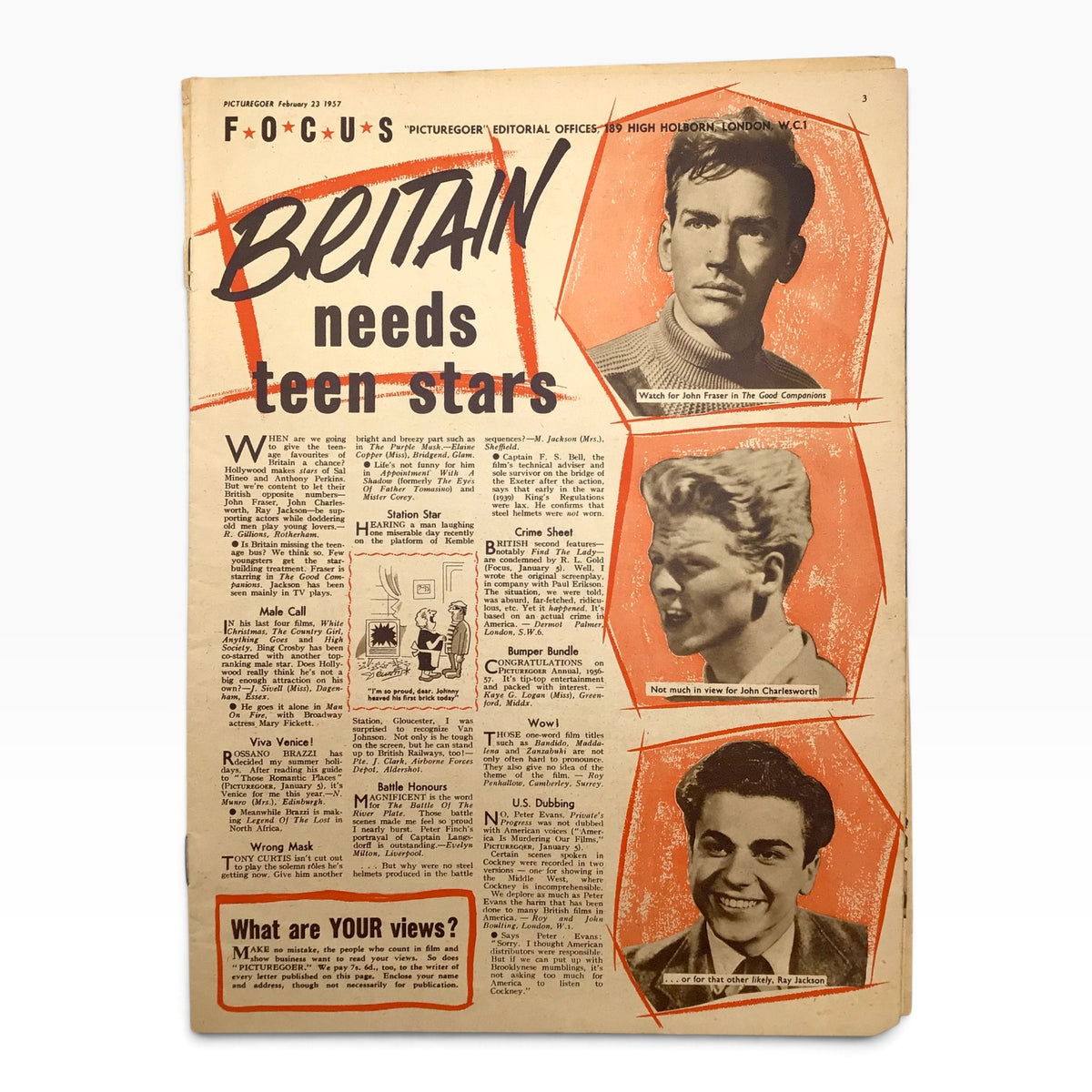 Vintage 1957 Picturegoer Film and Entertainment British Magazine Set - 12 Issues