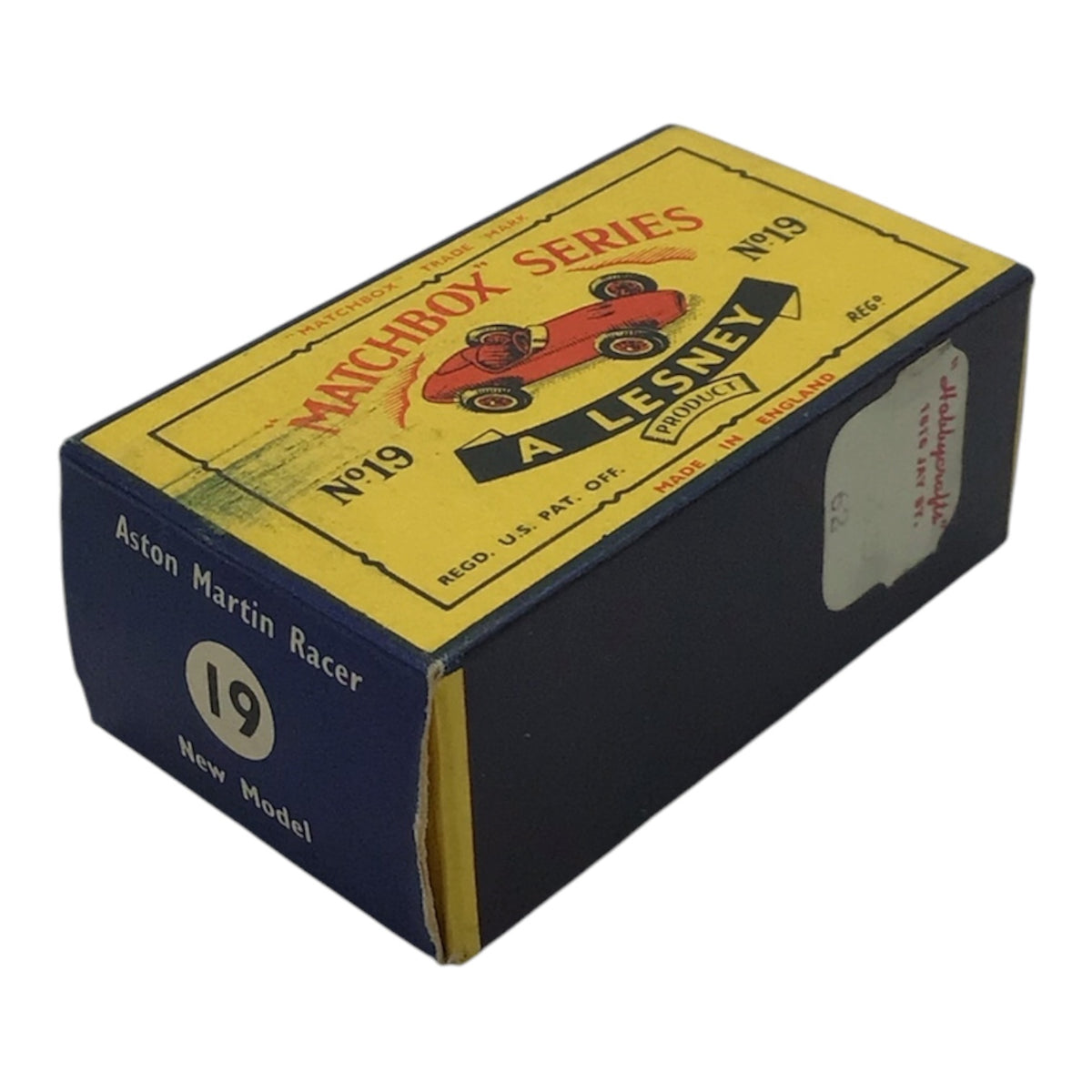 Lesney Matchbox Series No. 19 Aston Martin Racer w/ Original Box